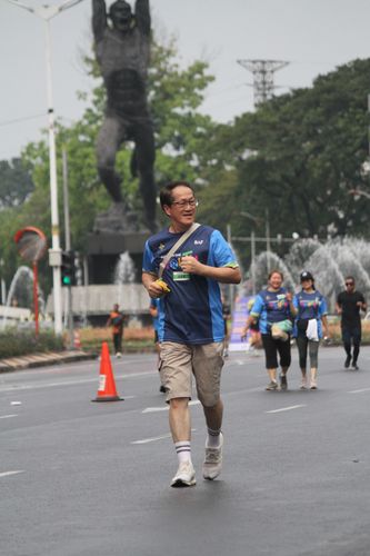 Race photo from Road to BAF Lions Run 2024