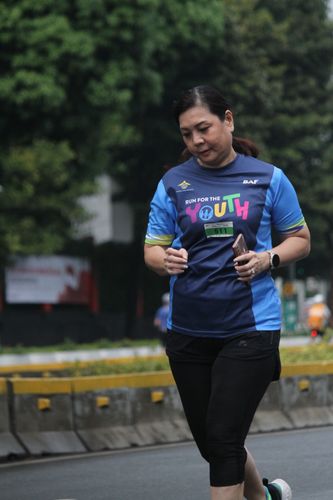 Race photo from Road to BAF Lions Run 2024