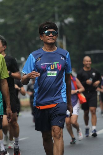 Race photo from Road to BAF Lions Run 2024