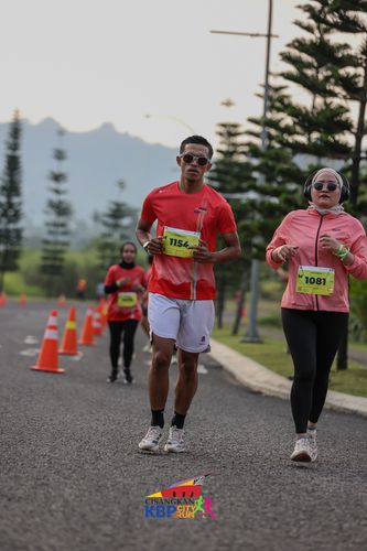 Race photo from CISANGKAN KBP CITY RUN 2025