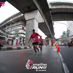 Race photo from SMARTFREN RUN 2026