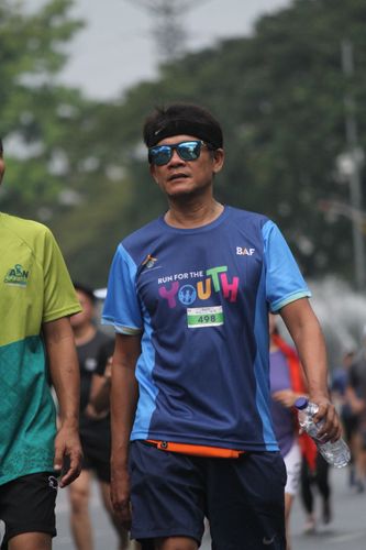 Race photo from Road to BAF Lions Run 2024