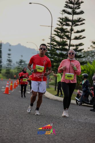 Race photo from CISANGKAN KBP CITY RUN 2025