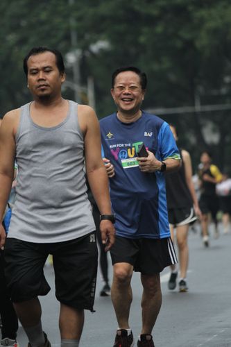 Race photo from Road to BAF Lions Run 2024