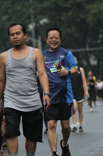 Race photo from Road to BAF Lions Run 2024