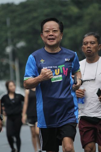 Race photo from Road to BAF Lions Run 2024