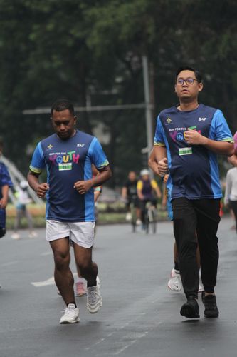 Race photo from Road to BAF Lions Run 2024