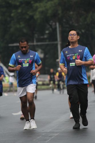 Race photo from Road to BAF Lions Run 2024