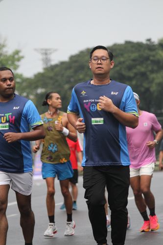 Race photo from Road to BAF Lions Run 2024