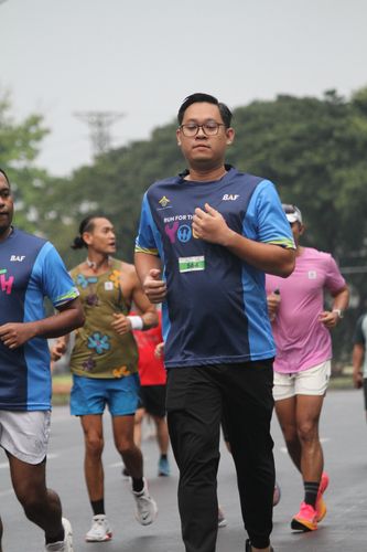 Race photo from Road to BAF Lions Run 2024