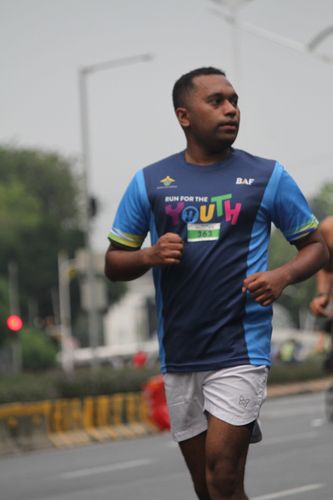 Race photo from Road to BAF Lions Run 2024
