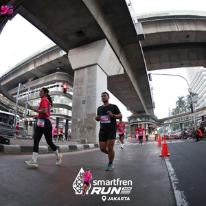 Race photo from SMARTFREN RUN 2026