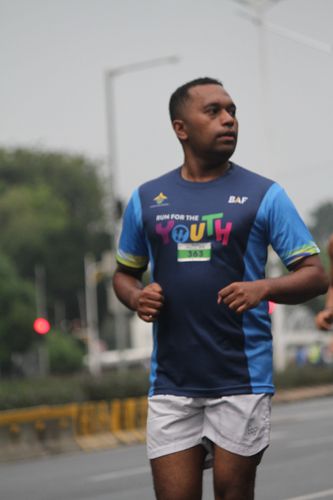 Race photo from Road to BAF Lions Run 2024