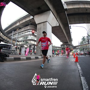Race photo from SMARTFREN RUN 2026