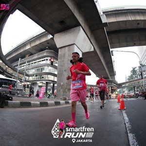 Race photo from SMARTFREN RUN 2026