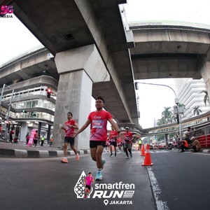 Race photo from SMARTFREN RUN 2026