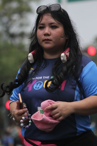 Race photo from Road to BAF Lions Run 2024