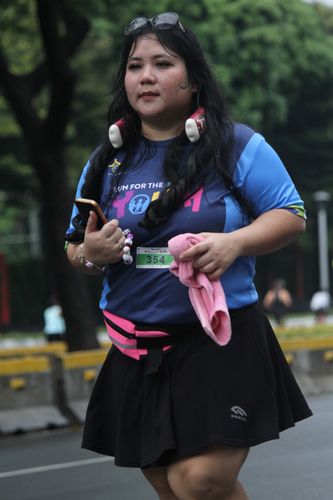 Race photo from Road to BAF Lions Run 2024