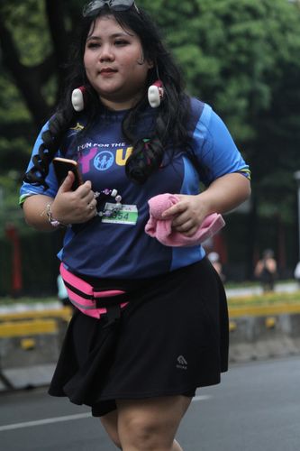 Race photo from Road to BAF Lions Run 2024