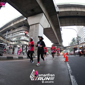 Race photo from SMARTFREN RUN 2026