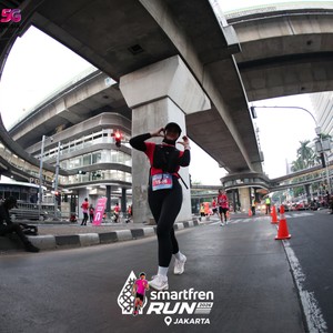 Race photo from SMARTFREN RUN 2026