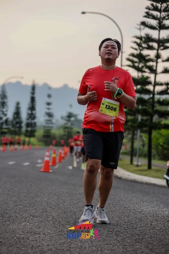 Race photo from CISANGKAN KBP CITY RUN 2025