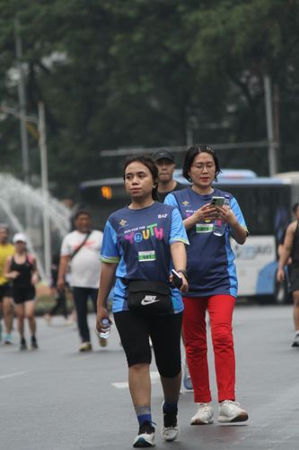 Race photo from Road to BAF Lions Run 2024