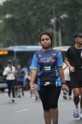Race photo from Road to BAF Lions Run 2024