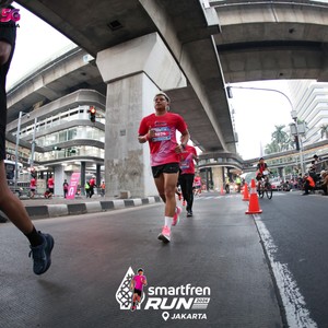 Race photo from SMARTFREN RUN 2026