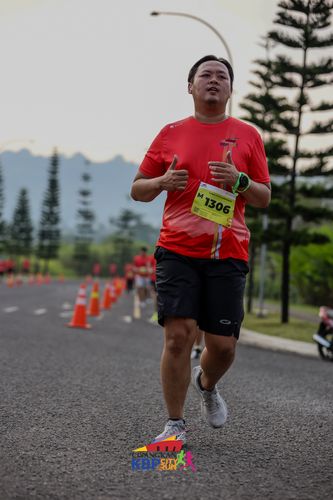 Race photo from CISANGKAN KBP CITY RUN 2025