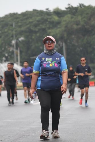 Race photo from Road to BAF Lions Run 2024