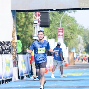 Race photo from BOGORUN 2026