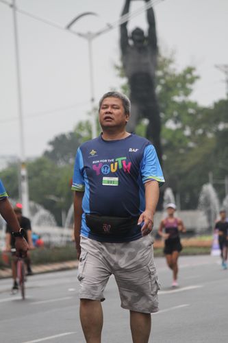 Race photo from Road to BAF Lions Run 2024
