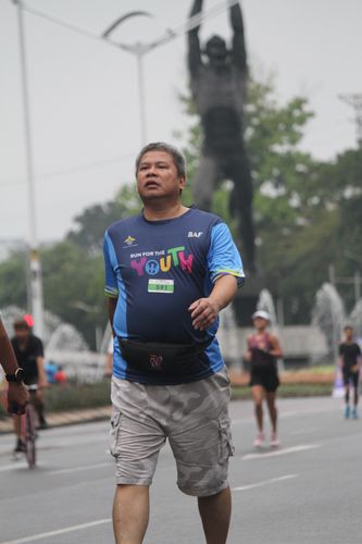 Race photo from Road to BAF Lions Run 2024