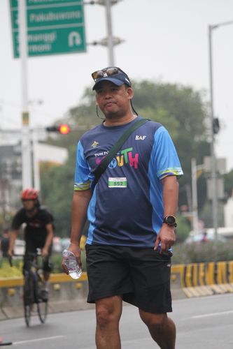 Race photo from Road to BAF Lions Run 2024