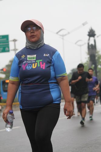 Race photo from Road to BAF Lions Run 2024