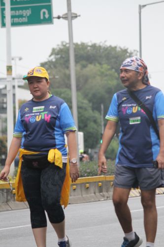 Race photo from Road to BAF Lions Run 2024