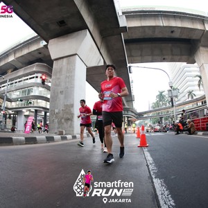 Race photo from SMARTFREN RUN 2026