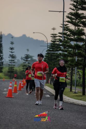 Race photo from CISANGKAN KBP CITY RUN 2025