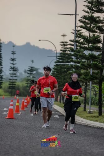 Race photo from CISANGKAN KBP CITY RUN 2025