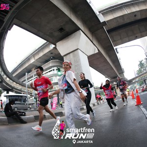 Race photo from SMARTFREN RUN 2026