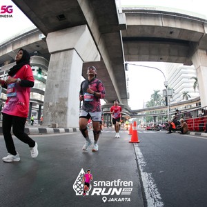 Race photo from SMARTFREN RUN 2026