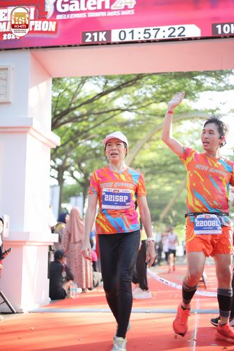 Race photo from Kediri Half Marathon 2024