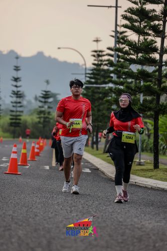 Race photo from CISANGKAN KBP CITY RUN 2025