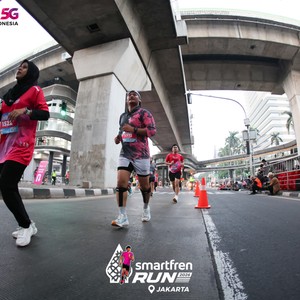Race photo from SMARTFREN RUN 2026