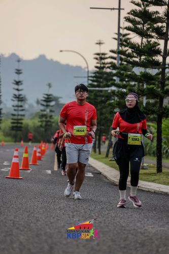 Race photo from CISANGKAN KBP CITY RUN 2025