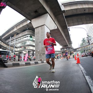 Race photo from SMARTFREN RUN 2026
