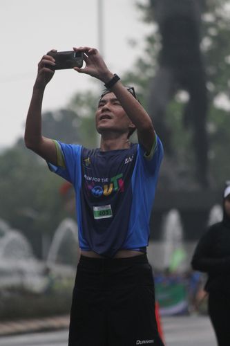 Race photo from Road to BAF Lions Run 2024