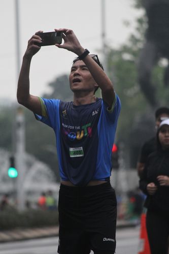 Race photo from Road to BAF Lions Run 2024