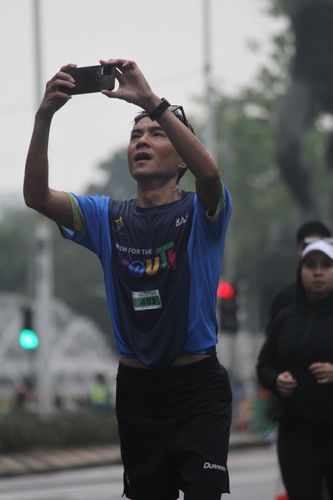 Race photo from Road to BAF Lions Run 2024